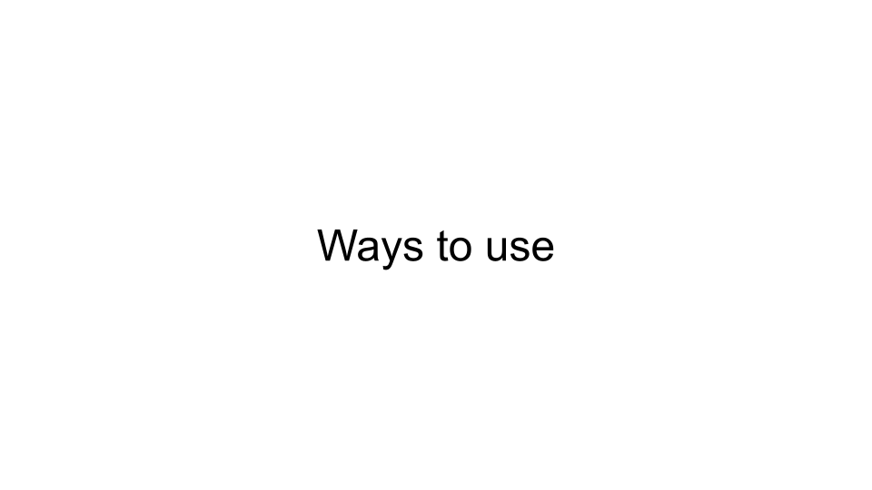 slide of points, listed below