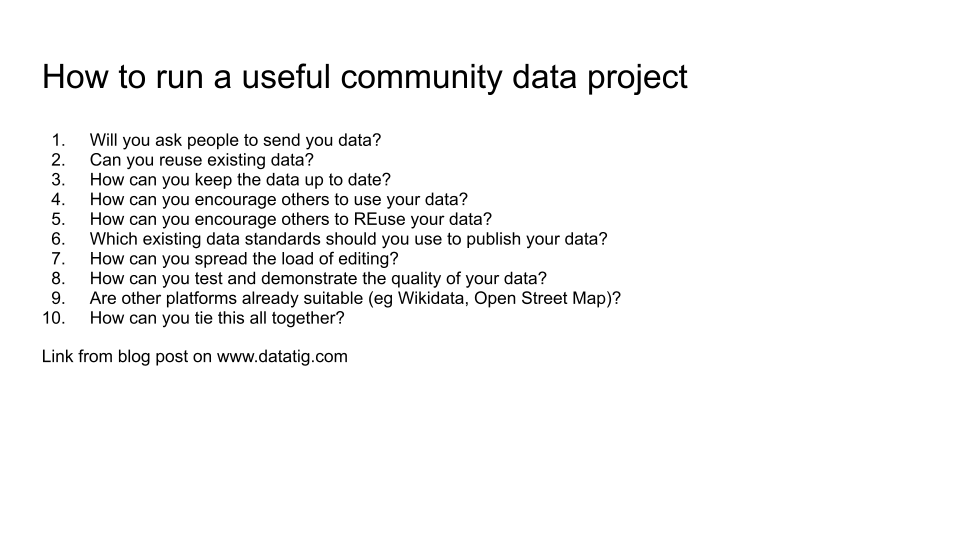 slide of points, listed below